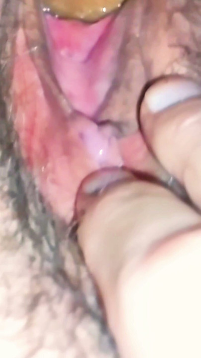 Cuckold receiving squirt from his wife fucked by his well-endowed neighbor | Clip 2