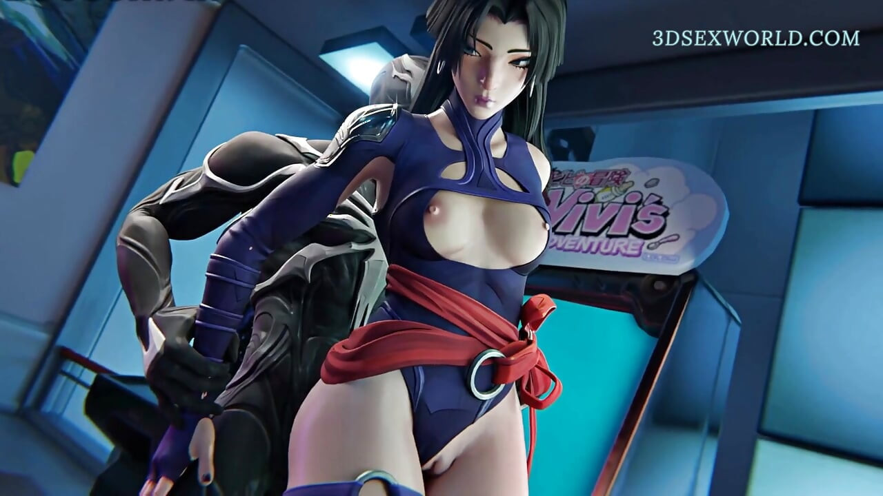 The Misunderstanding: Psylocke X Venom (3D Anime Porn)