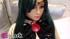 Sailormoon латексная кукла в бондаже с косплеем