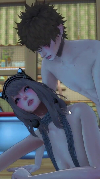 Sims 4 3D - Romantic Afternoon in the Backyard with Asian Couple | Clip 2