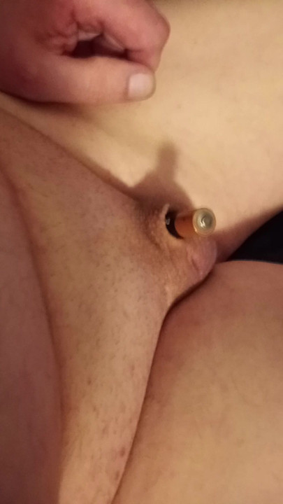 Lee Przybylowicz sticking a battery in his micropenis