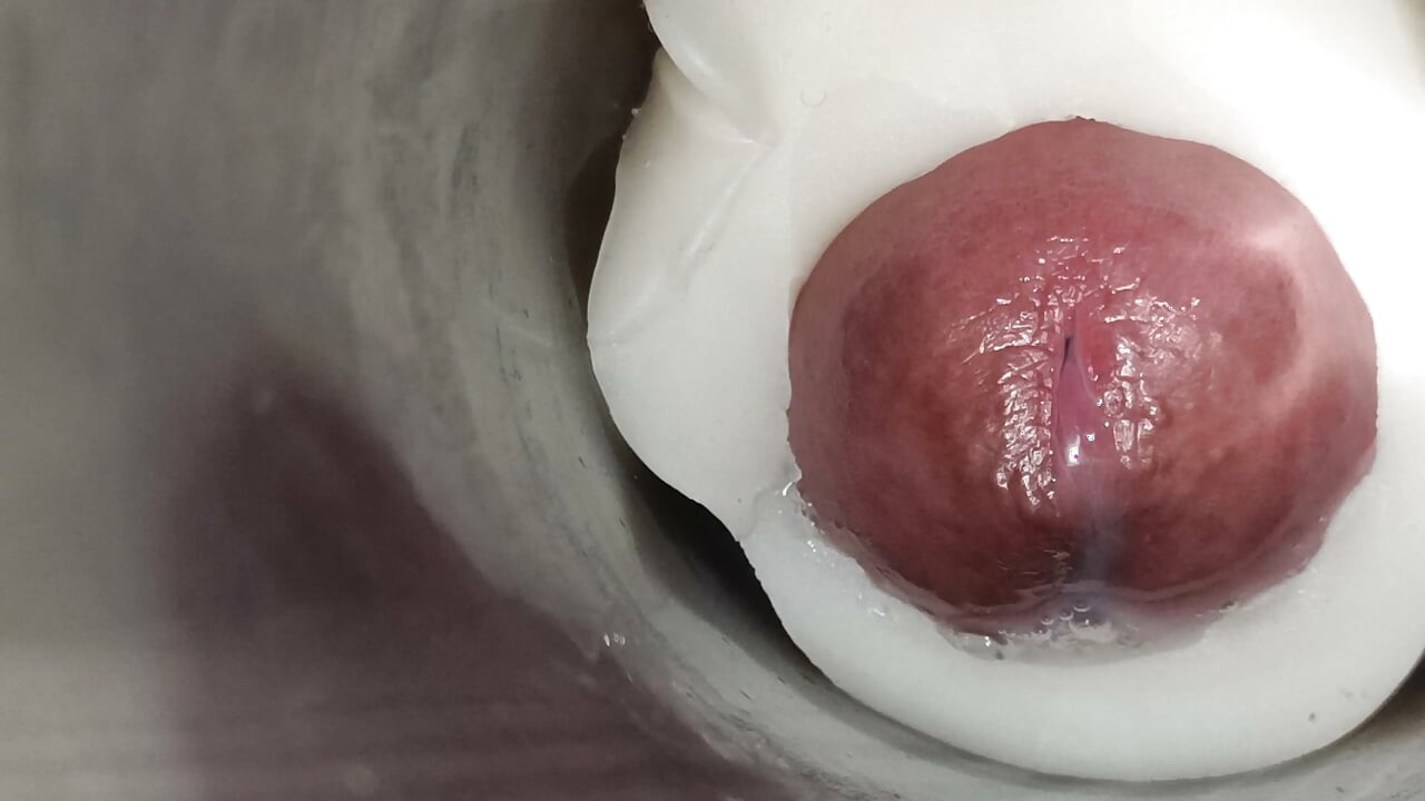Internal view: vulva twitching and ejaculation 1