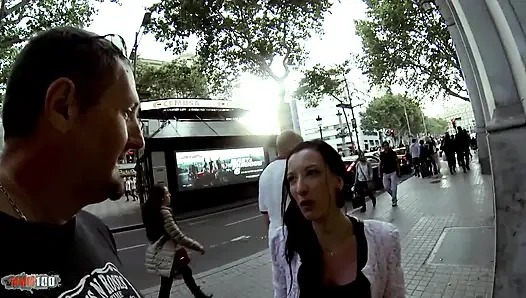 French Teen Tania Kiss in Spandex Leggings - Beach Blowjob & Anal