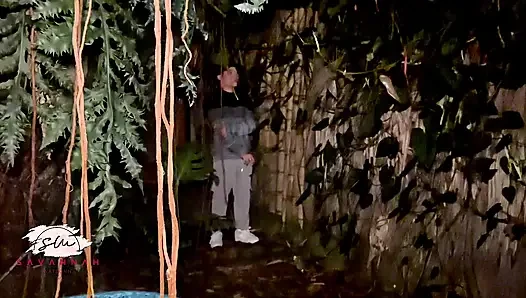 BBW Naughty Looking for Sex with a Stranger in the Woods at Midnight - Savannah Watson