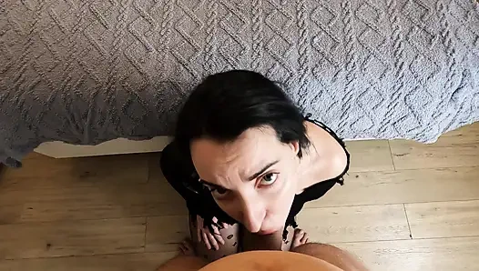 tore her pantyhose and fucked her without taking off her dress