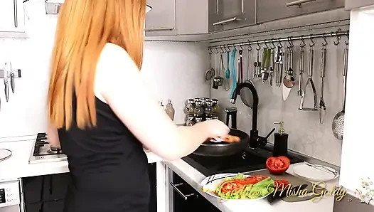 Devour -taboo-fantasy! Stepmom Cooking and Eating Her 2 Annoying Stepsons!