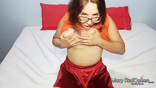 Velma Dinkley - asmr gırtlağına kadar ahegao