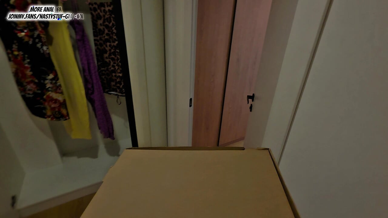 No Dough for Pizza - Thick Asian MILF Pays with Her Ass