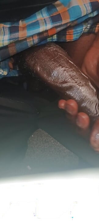 ChocolateMeatStick Putting On A Cock Ring Around His BBC With Oil