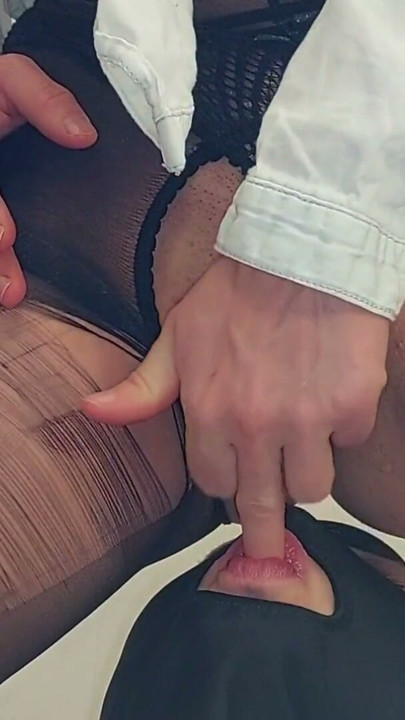 Brought panty lover's cum for you to lick her femdom and face sitting | Clip 1
