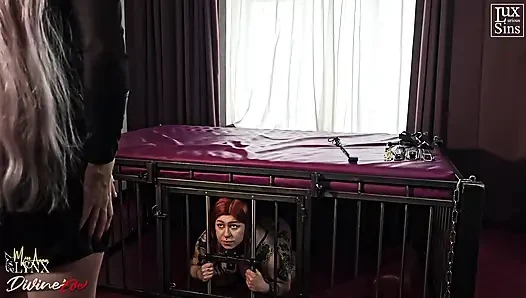 Lezbiyen ayak hakimiyeti Bayan Anna Lynx ve İlahi Eve