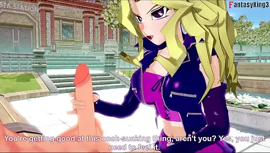 Mai Valentine blowjob - Yu Gi Oh