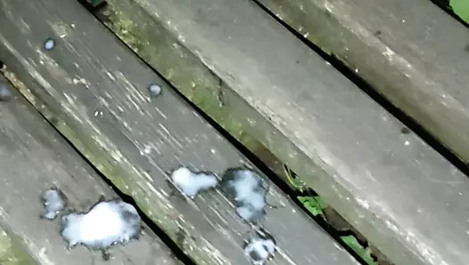 Jerkoff açık (cum ile) ve işemek