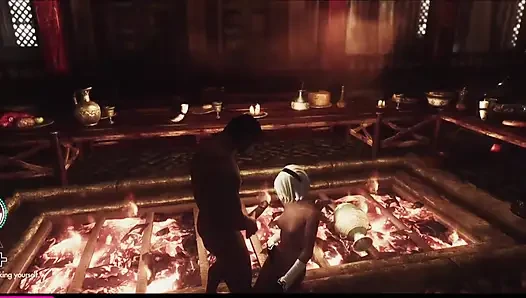 Banging 2B in Skyrim OSEX (Nier x Skyrim)