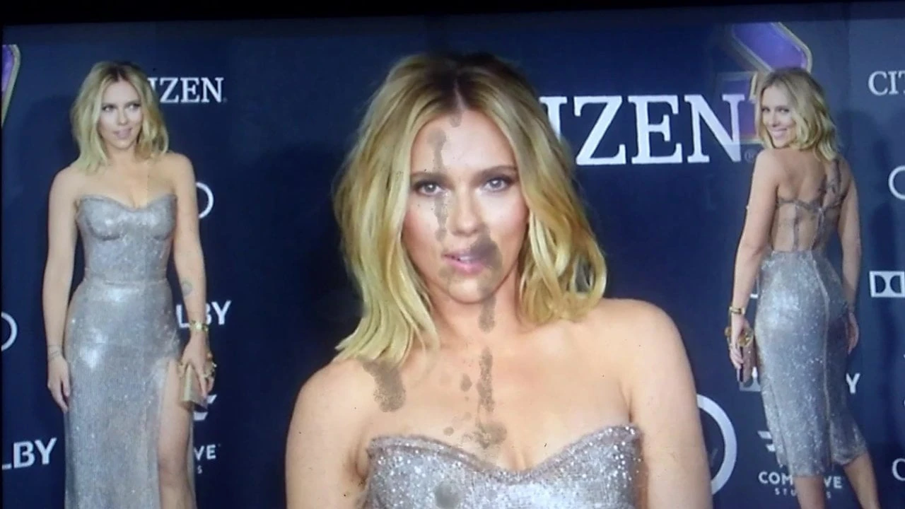Cumtribute Scarlett johansson