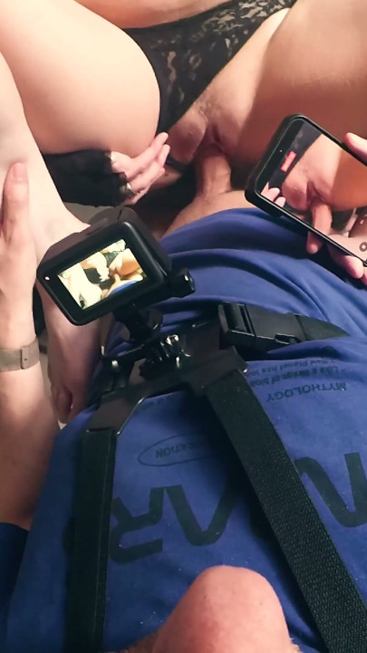 Bts. POV. Making of MILF Pussy Fuck and Cumshot