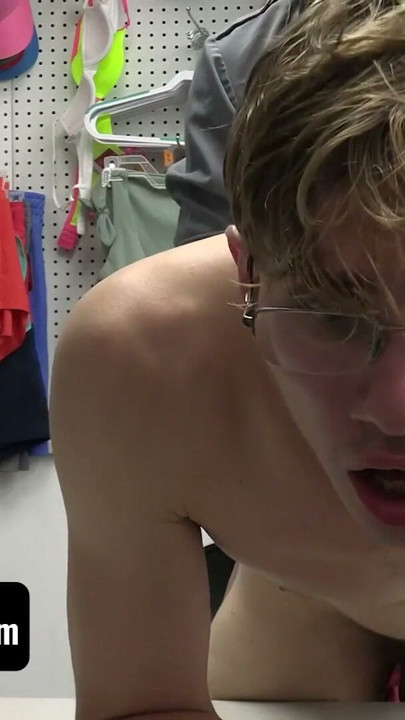 Young Perps - Horny Security Guard Brings Young Thief To The Backroom And Makes Him Drain His Cock | Clip 2