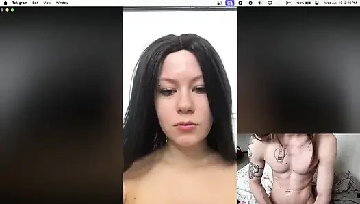Sie beobachtet, wie ich zweimal masturbiere!