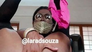 Indian crossdresser Slut Lara D'Souza sexy video