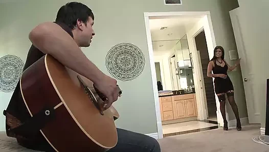 Gabby Quinteros a slutty girlfriend of Latin origins with a bushy pussy ...