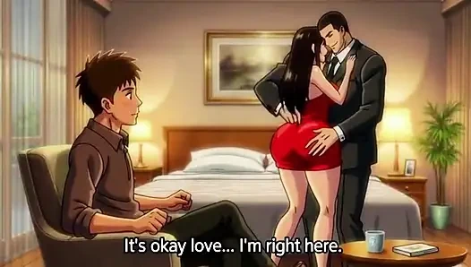 Husband Shares Curvy Wife with Rich Guy for paying debt