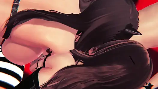 Nyonya mengajarinya yang patuh untuk berhubungan seks dengan seorang pria - animasi 3d penuh