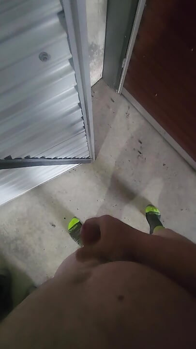 Almost Caught Enjoying the Storage Unit