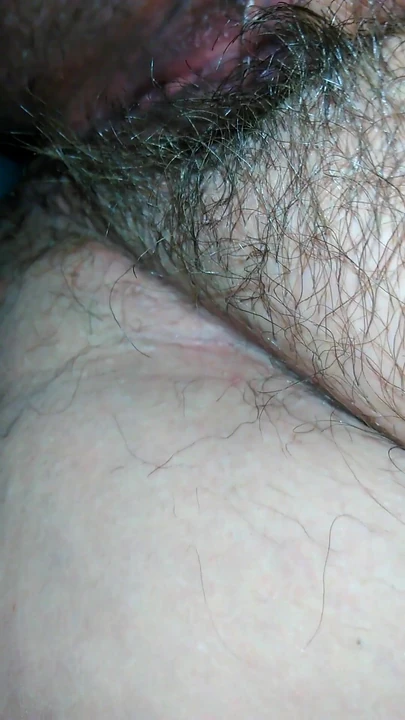 Epic moment from "Extremely hairy pussy  filmed jerking off"