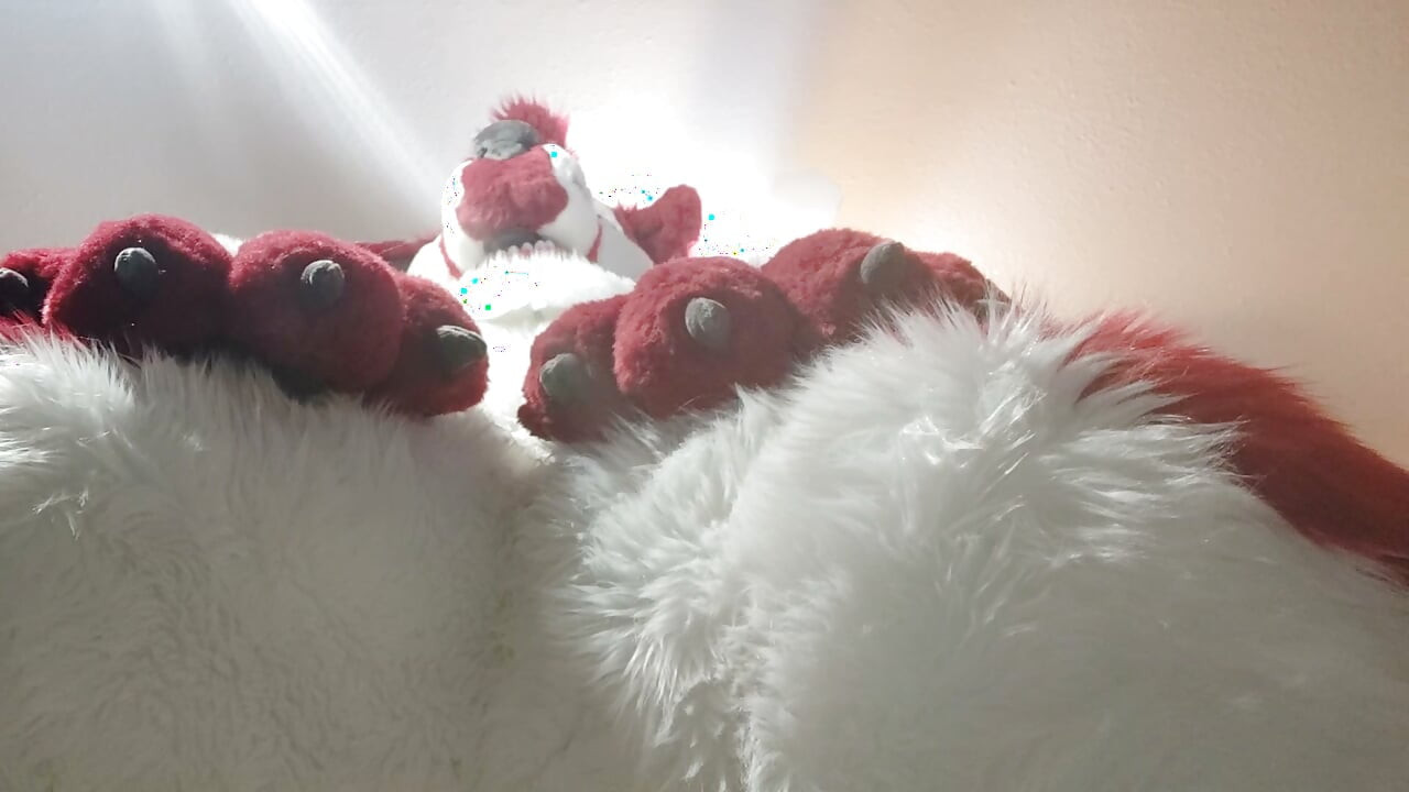 Fursuit omorashi - wetting myself in my full-body murrsuit
