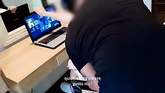 Azgın pinay sanal asistan iş konferans görüşmesi sırasında sikiliyor
