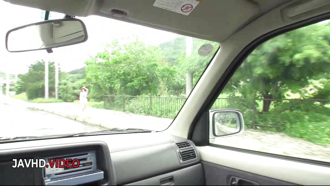 Japanese Amateur Saya Tachibana Gives Roadside Blowjob POV
