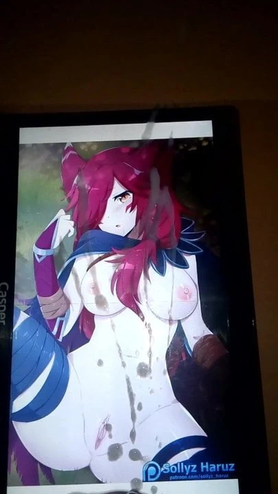 Xayah sop 2 - 射在她湿润的阴户和热辣的身体上
