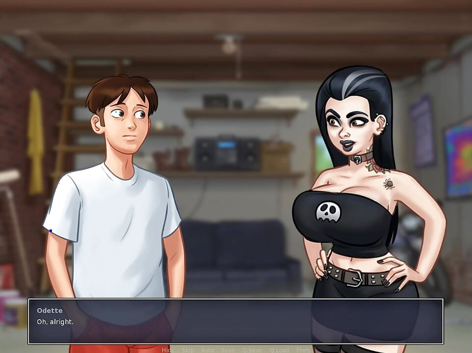 SUMMERTIME SAGA parte 325 - sesso bagnato sul divano di misskitty2k