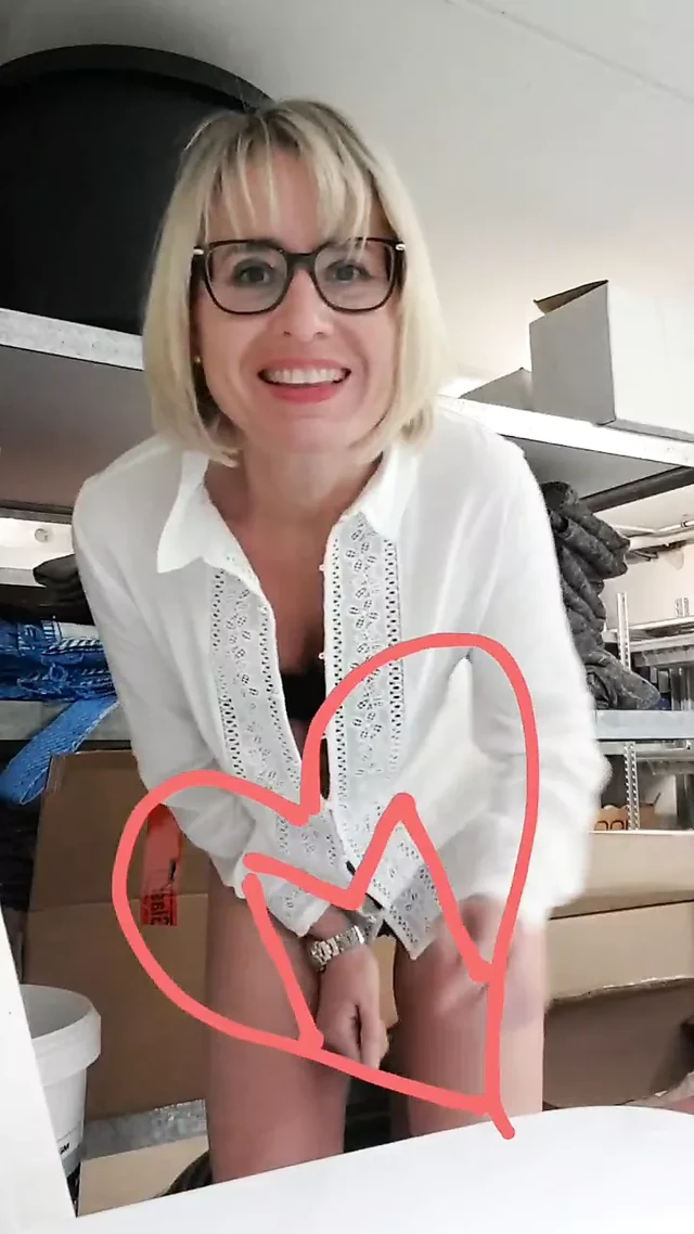 Julie's public orgasm at warehouse