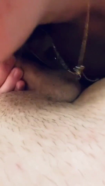 Jaw-dropping moment from "PERFECT WIFE sucks his dick, eats his cum and then masturbates by herself till she comes, cum"