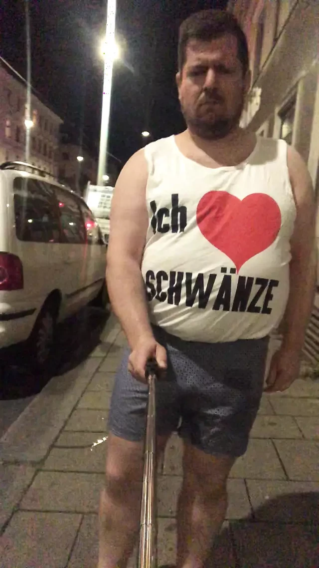 Made to piss myself in public and walk around in pissed pants