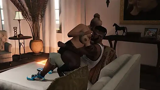 GTA V Amanda Takes Franklin Inside Michael's House (Part 2)