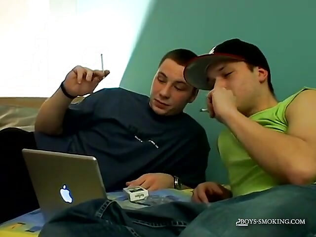 Straight Buddies Smoke Sex!