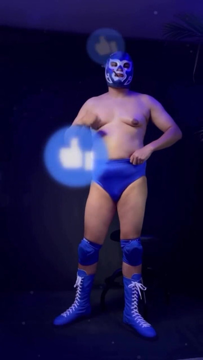 Blue Wrestling gear