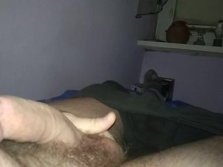 Young horny Polish dick in darkness