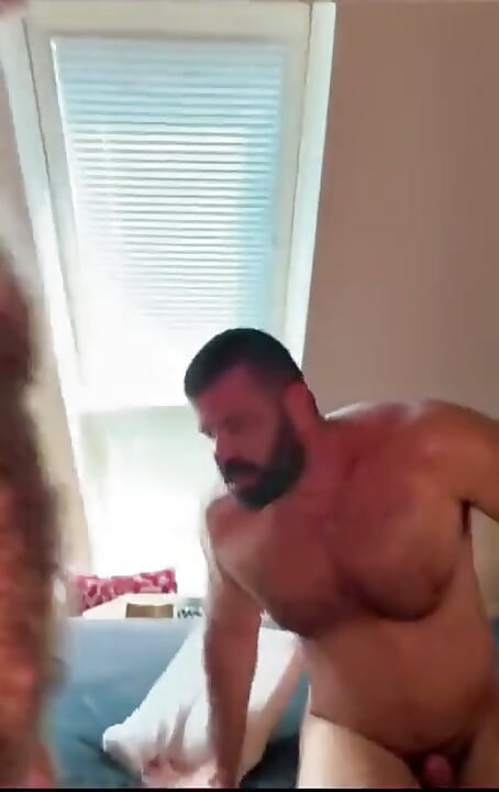 Older Stepdaddy Gets Fucked by Massive Stepdaddy