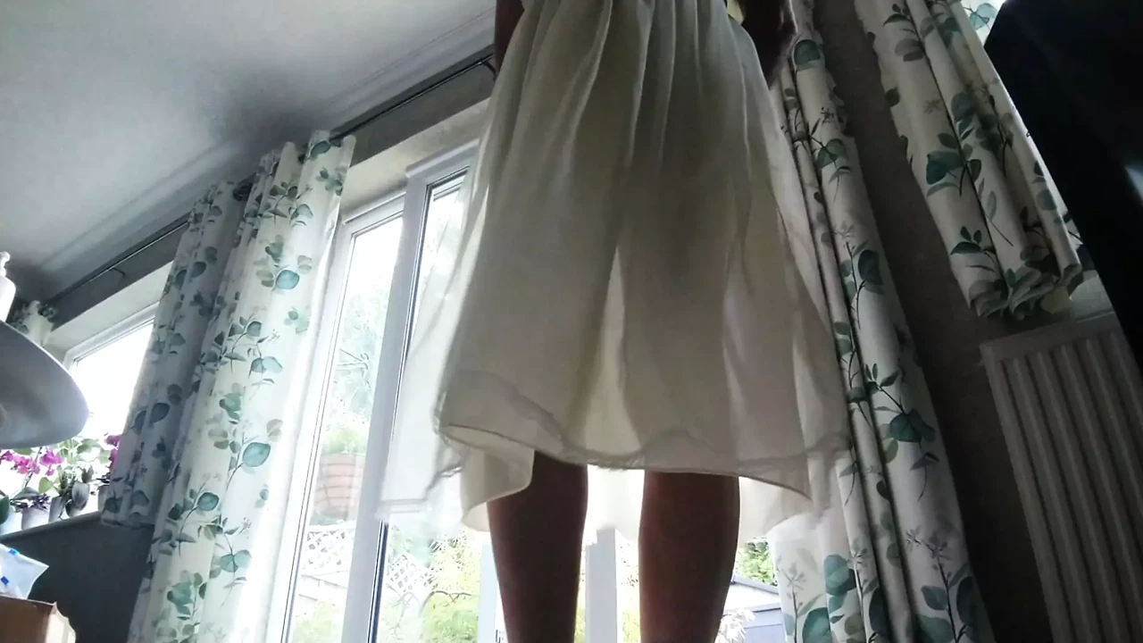 I just love the feel of sexy soft nylon in the morning
