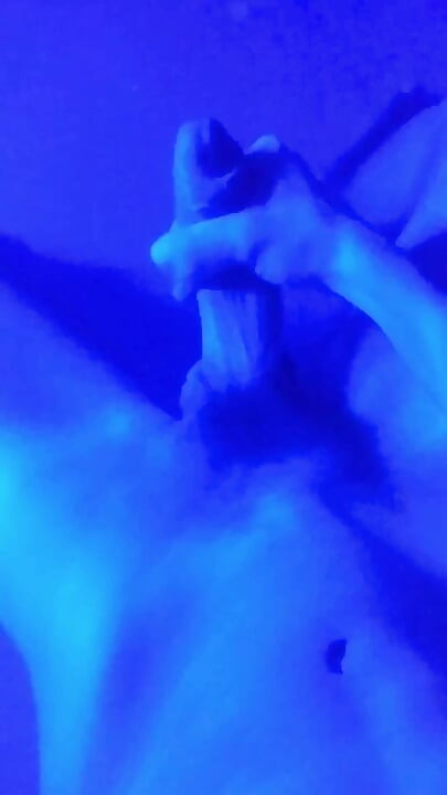 white new boy's dick filled with cum