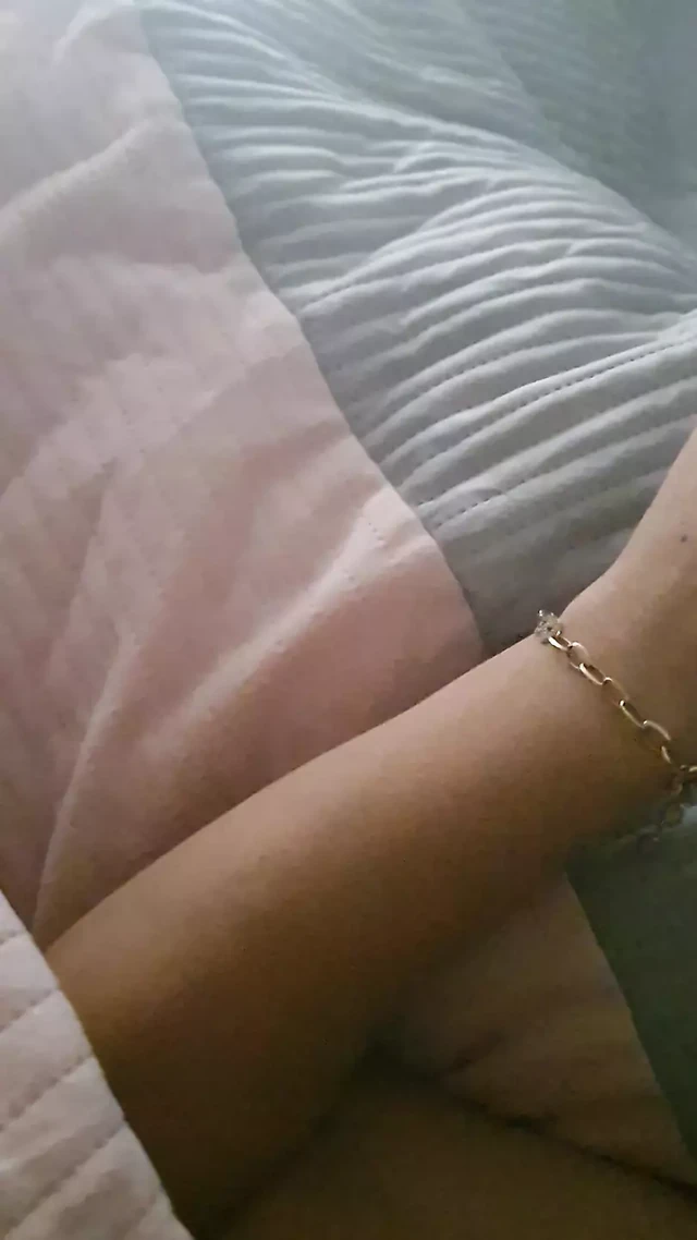 Step mom caught step son naked in her bed with big erection