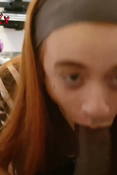 Ginger 18yo Enters BBC Throat Goat Contest