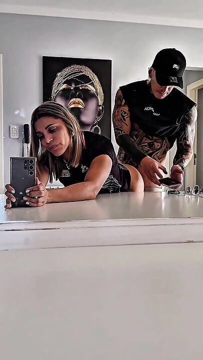 Intense Fucking in Front of the Mirror with Delicious Internal Cumshot Ends in Squirt.