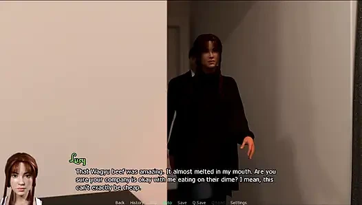 Iklan #7 Lucy dan aku memesan foto selfie kami di hotel.