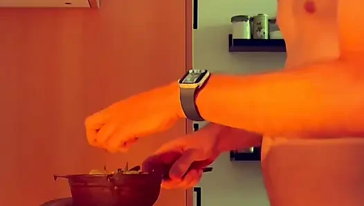 Wet fun in the kitchen