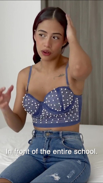 Her strict parents never knew... this HOMESCHOOLED LATINA TEEN let me stretch her PUSSY for America | Clip 1