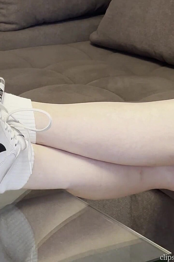 Mistress Nova - White Sneaker Tease